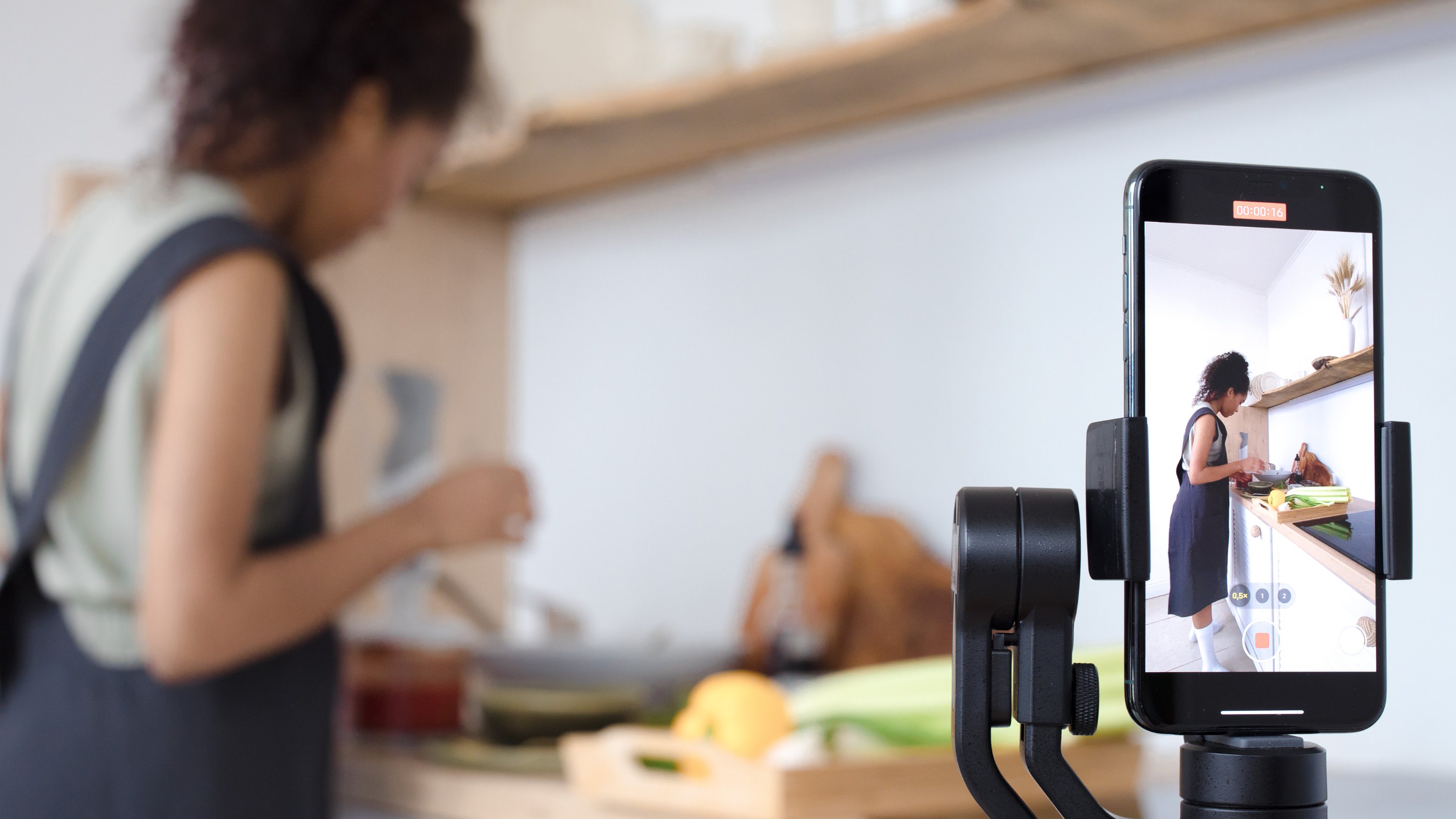 Modern building with green vegetaion